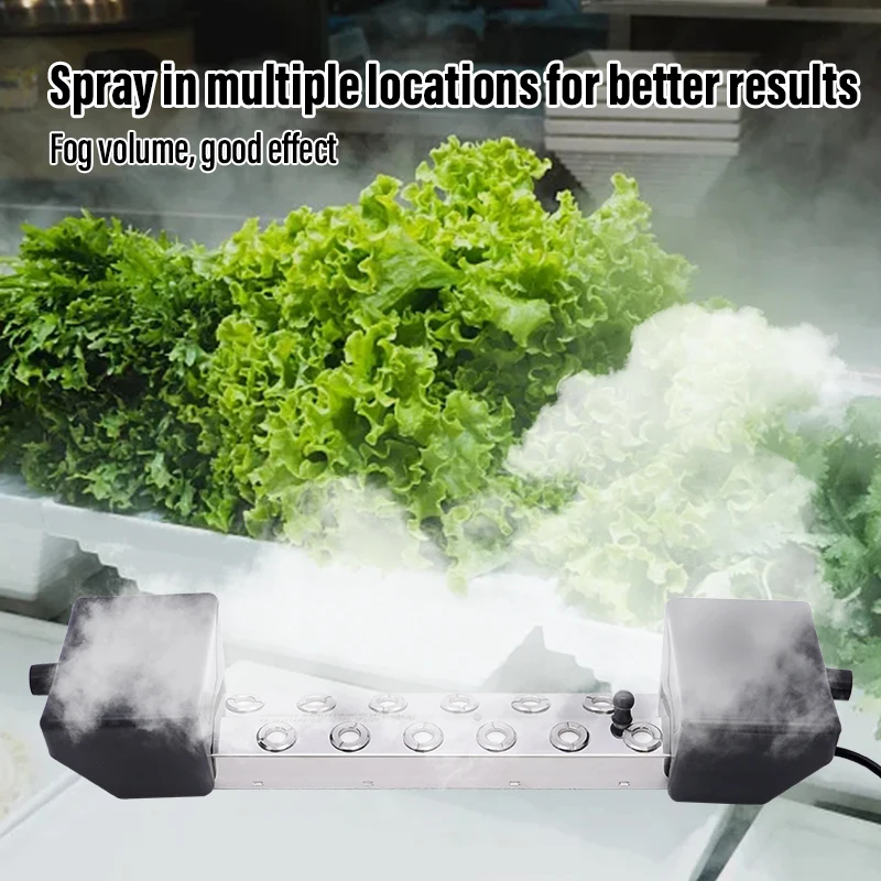 2/4/6/8/10/12 Head DC45V Ultrasonic Humidifier Mist Maker Fogger Machine 220/110V Waterproof Power Supply Fog Sprayer Generator