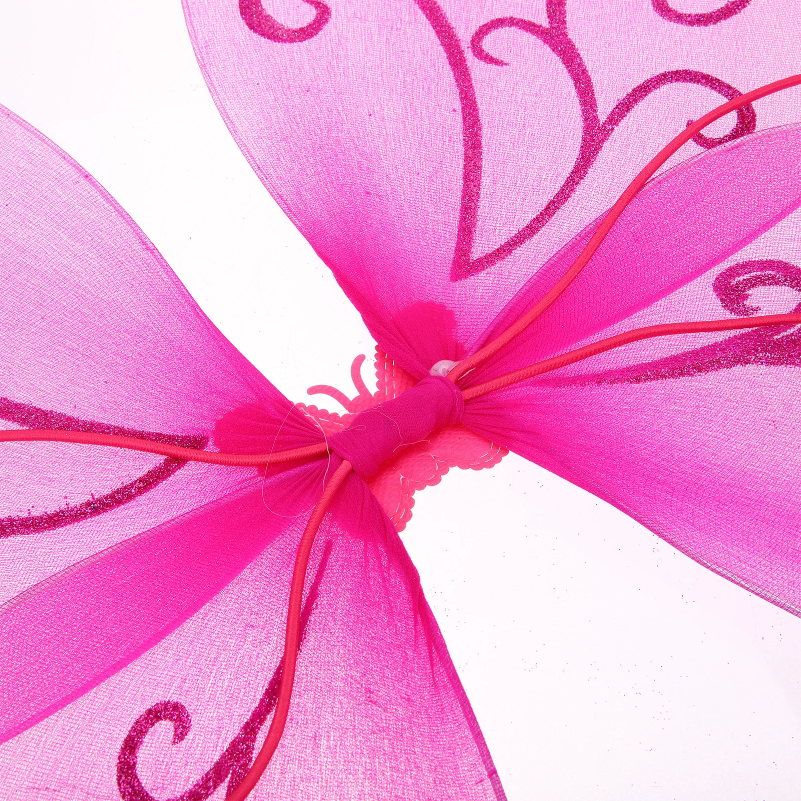 

4Pcs 's Fairy Wings Angel Butterfly Costume Props Pink Blue Purple Red Accessories for Party Role Play