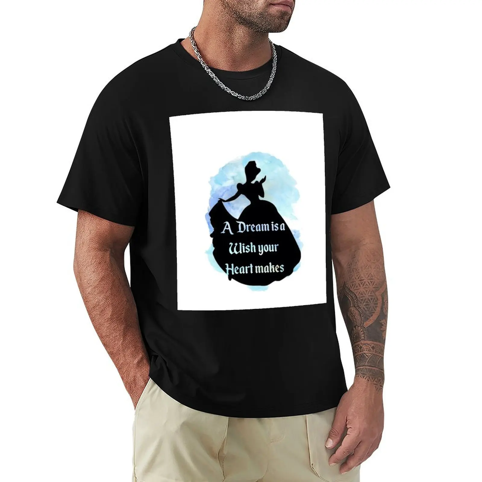 A dream is a wish T-Shirt Daily Work Short Sleeve Top