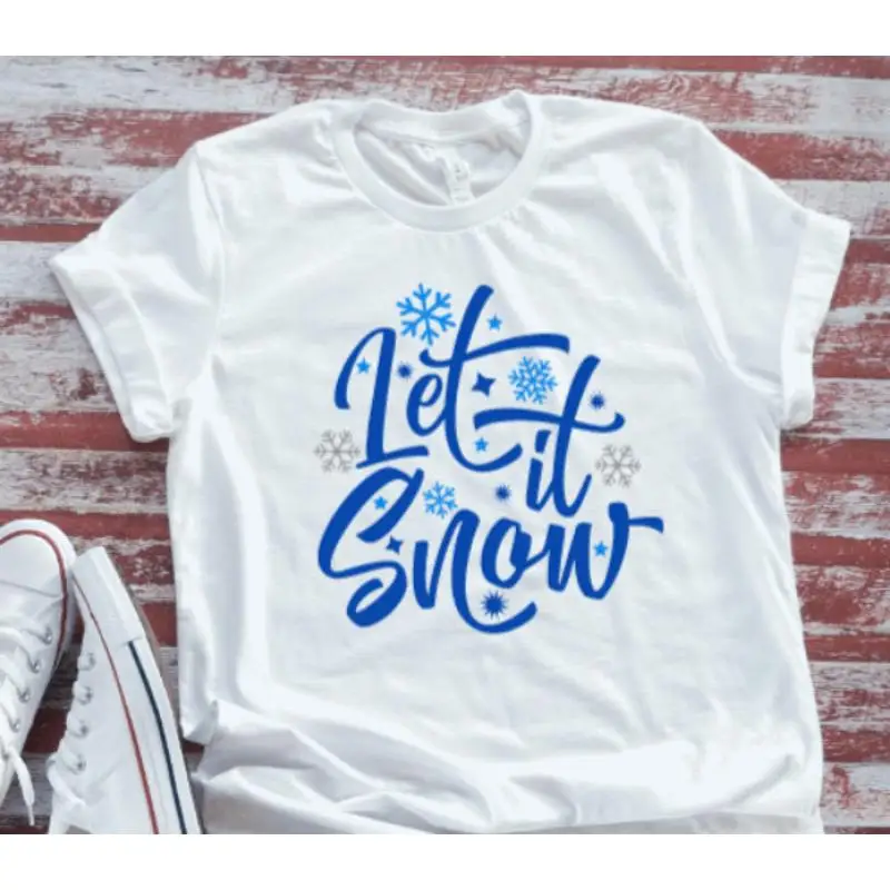 

Футболка Let It Snow White