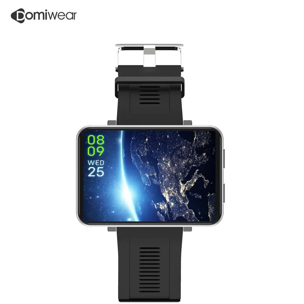 NANO Camera Smart Watch 4G Android Phone Watch Touch Screen Sleep Tracker WIFI Android Colore GSM SIM Card Gel di silice elettronico