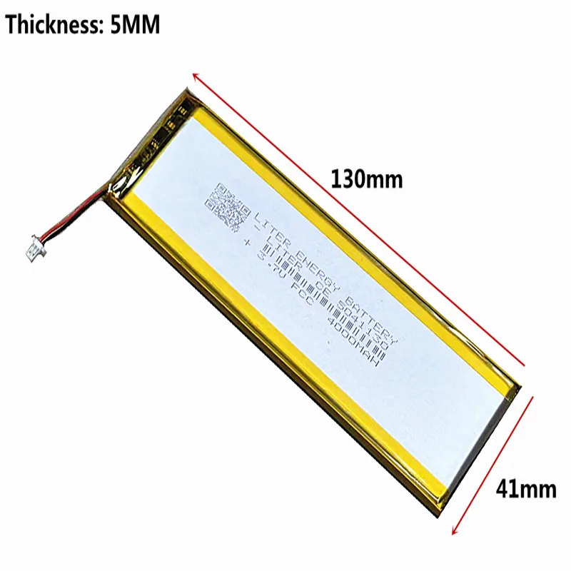 Litrowy akumulator energetyczny 3.7V 4000mah 5041130 litowo-polimerowa LiPo akumulator do specjalnej baterii klawiatury Bluetooth