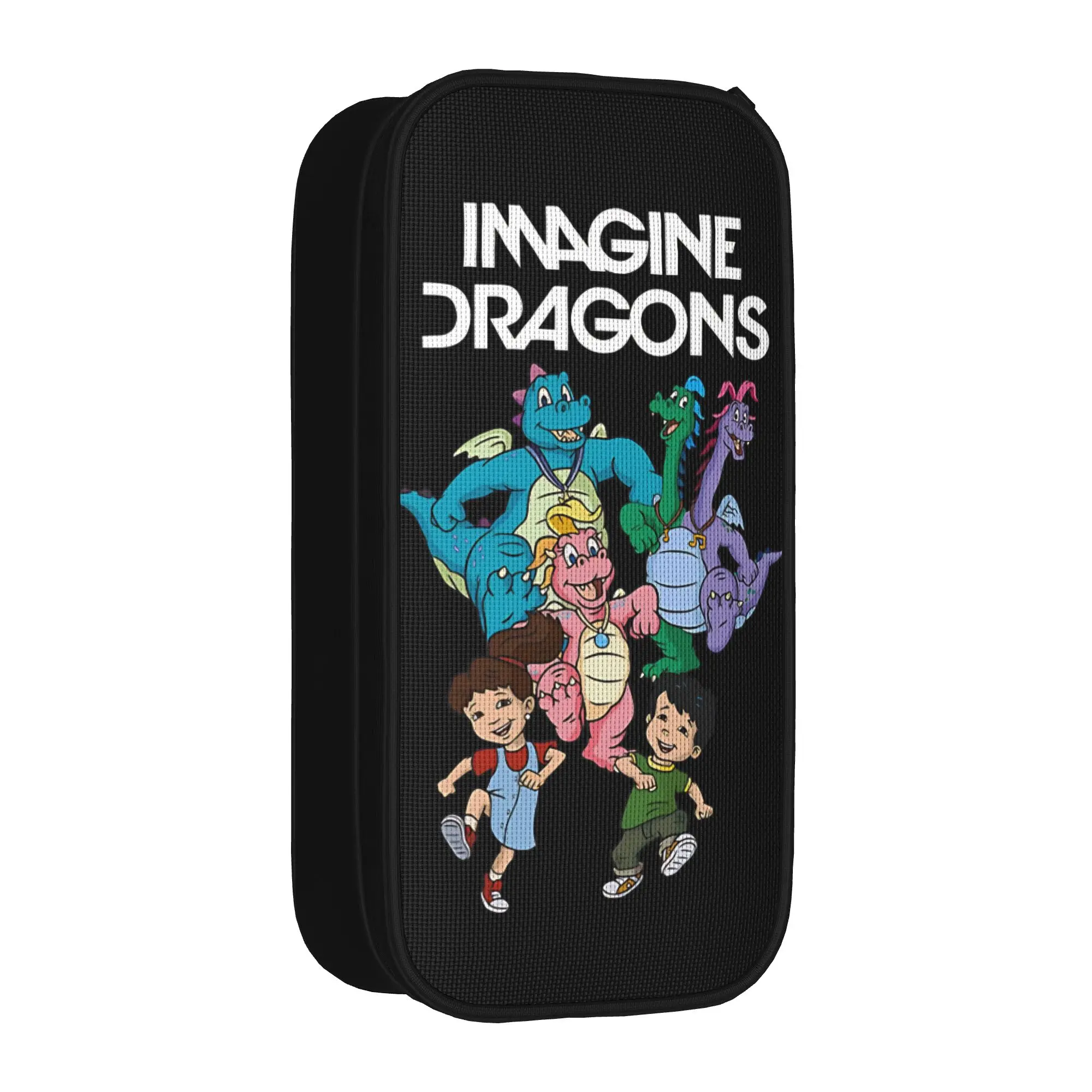 Fashion Dragon Tales Federmäppchen, Fantasy-Anime-Federmäppchen, Stiftetui für Studenten, große Kapazität, Tasche, Büro, Reißverschluss, Schreibwaren