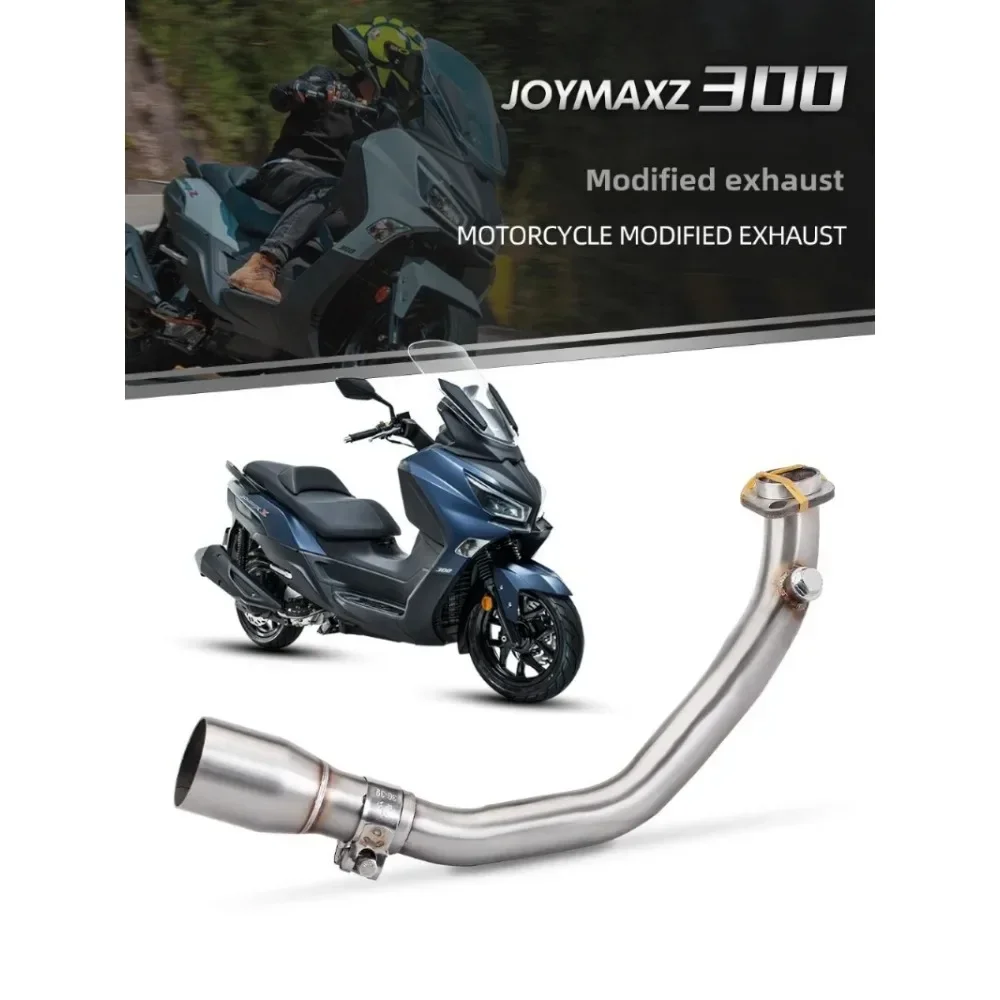 Motorcycle exhaust pipe suitable for SYM Cruisym300 Cruisym300 400 Joymax Z300 connecting pipe