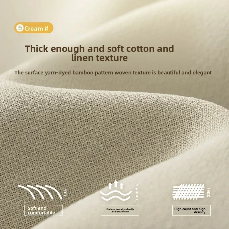 

living room curtains, full shading, sunshade, thickened cotton and linen hooks, advanced sound insulation and antibacterial