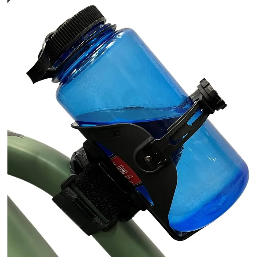 

Universal Adjustable Bike Bottle Cage Holder Fits Any Bottle Container or Speaker on Frame Handlebar