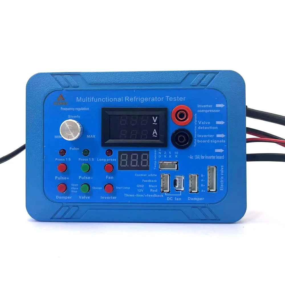 Inverter Refrigerator Testing Instrument Tester Compressor Inverter Board Pulse Solenoid Valve Fault Repair Test Tool Universal