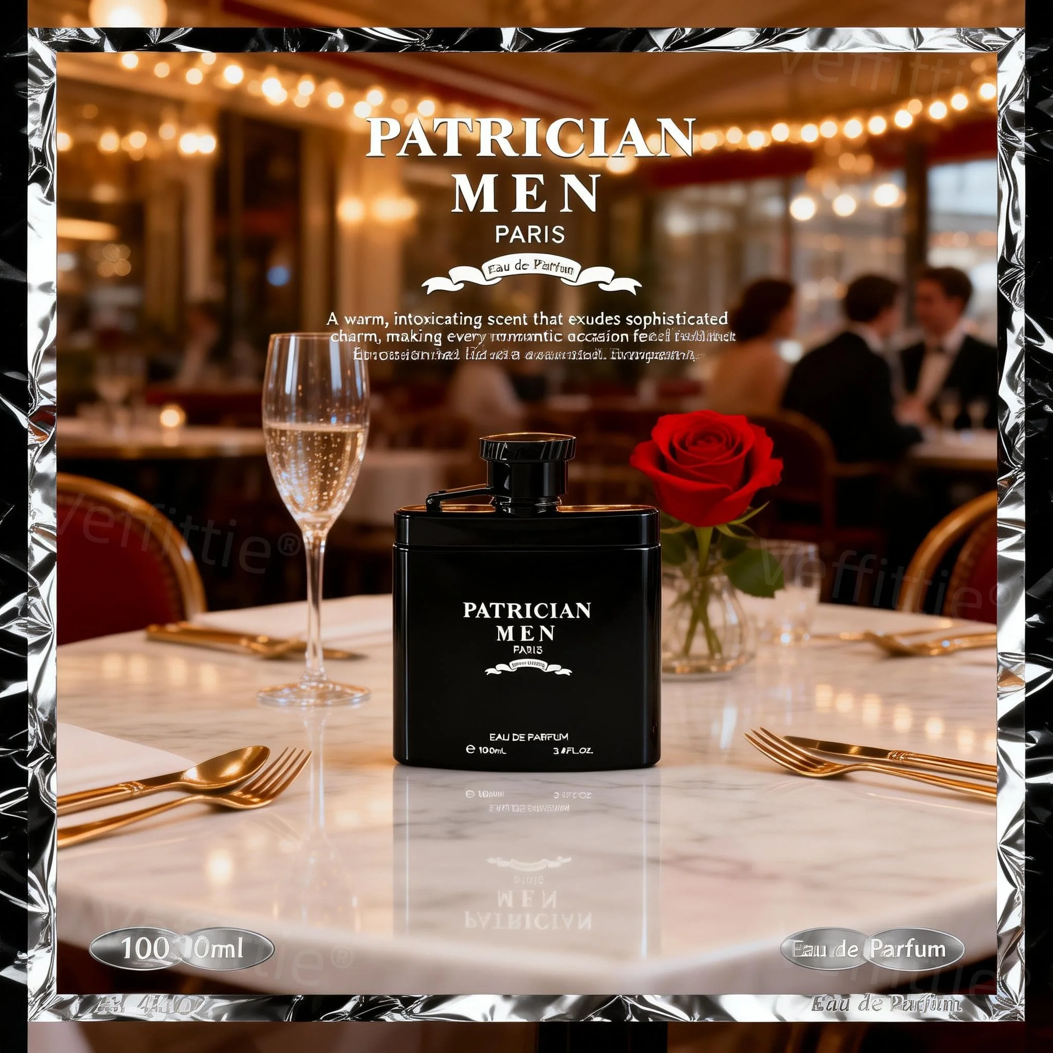 

Opulent Leather Noir Eau De Parfum, Long Lasting Rich Woody Scent, Evening Banquets, Luxurious Choice for Festive Celebrations