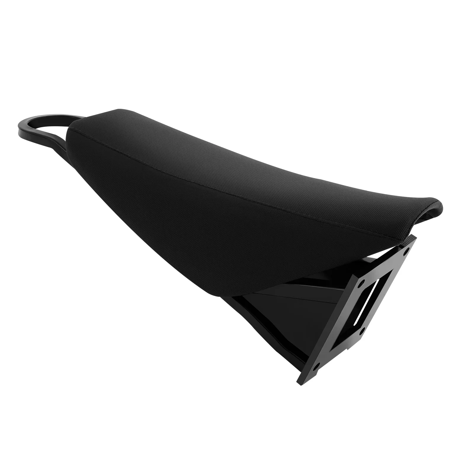 Motorcycle Seat Cushion Bracket, Motorcycle Seat Bracket, Triangle Frame, Thickened PU Pad for Comfortable Riding