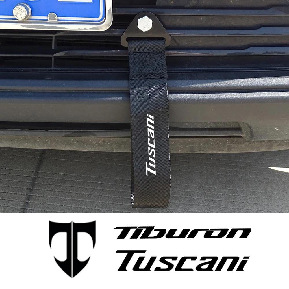 Car Styling Auto Trailer Ropes Bumper Trailer Towing Strap For Hyundai Tuscani II III IV Tuscani Coupe Tiburon Auto Accessories