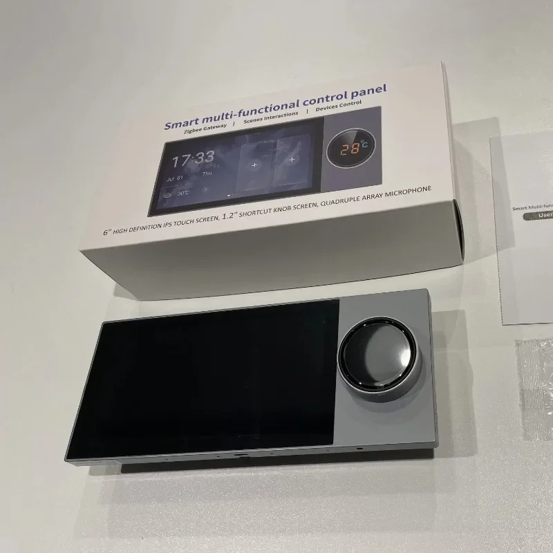 

Wifi Smart Digital Smart Home Control Panel Gateway 6'' Hd Lcd Display Zigbee Smart Home Management