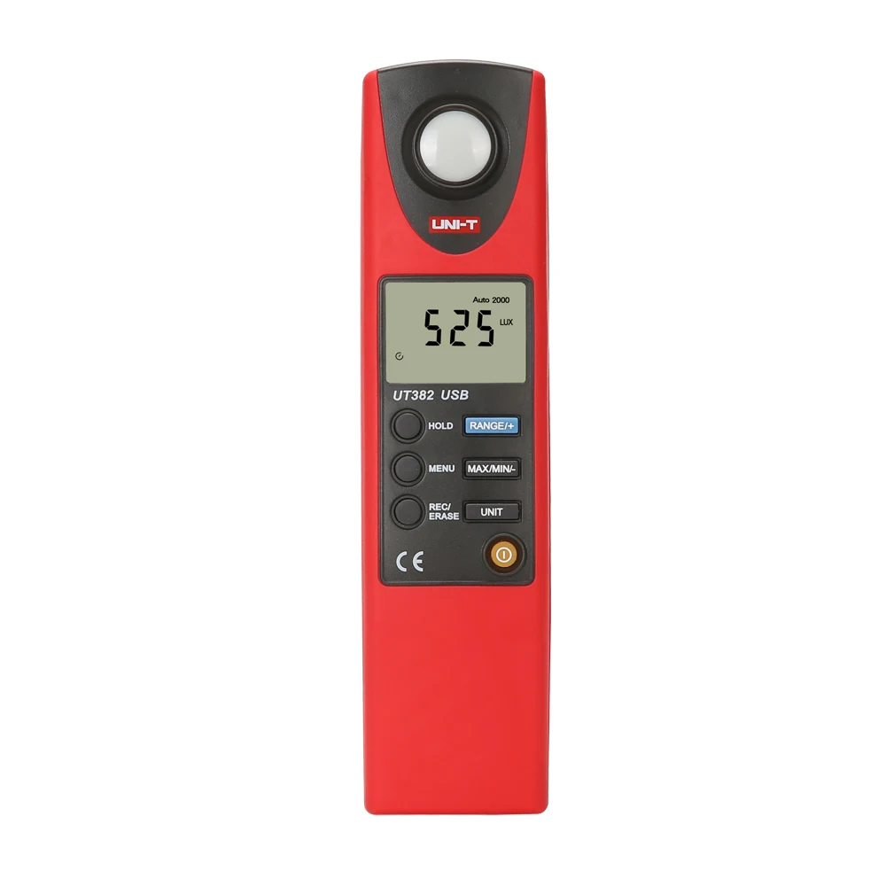 UNI-T UT381 UT382 Illuminometers Measurement FC & LUX Auto Range Data Logging Level Measuring Instruments