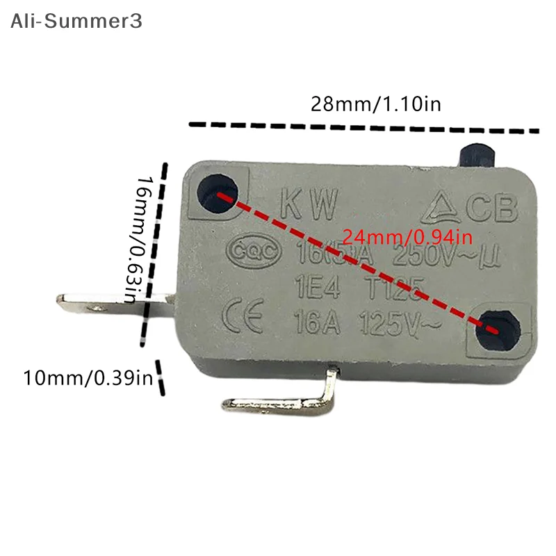 2 pz KW16 (5) A 250VAC Porta Forno A Microonde Micro Normalmente Aperto Normalmente Chiudi Interruttore Porta Interloc