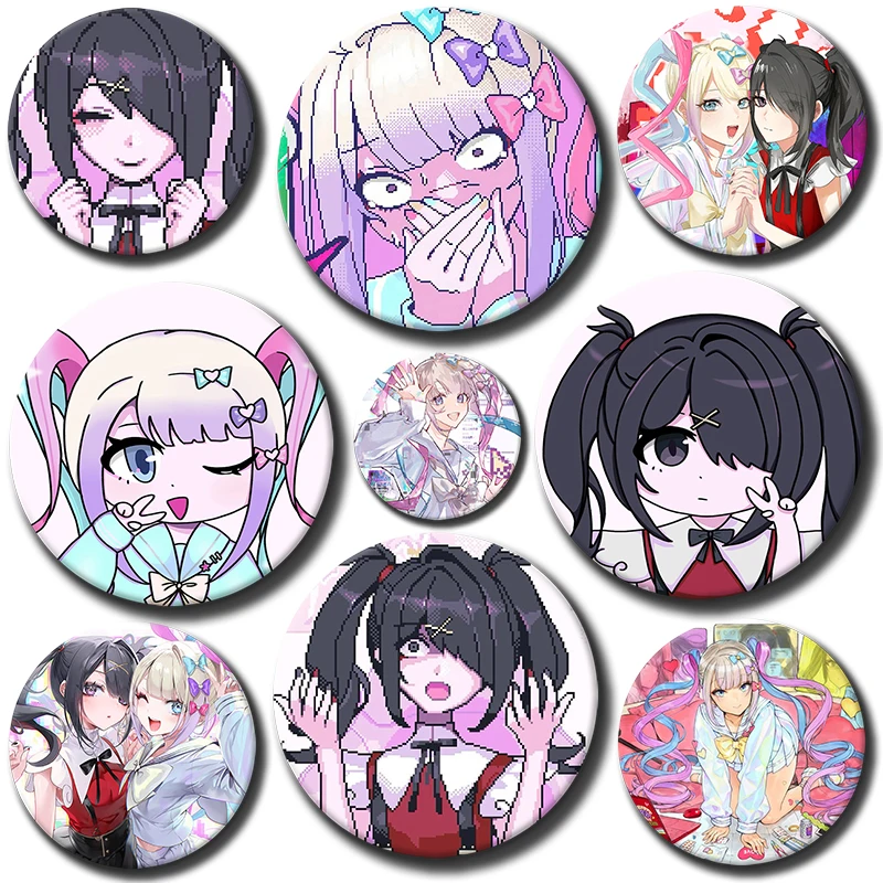 

Popular Games Needy Girl Overdose Game Makeup Mirror Portable Pocket Mini Mirror Custom Logo Souvenir Wedding Bridesmaid Gift