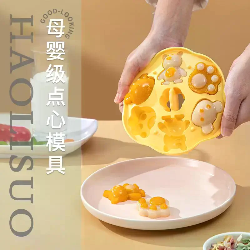 

Силиконовая форма для прикорма, для приготовления пищи нестандартной формы, для варки на пару или запекания, облегчает кормление, отличный подарок для молодых родителей