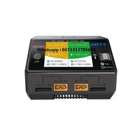 HOTA D6 Pro 200W 15A Dual Channel Wireless Smart Model Car Model Lithium Battery Charger 1-6S LiPo/LiHV/LiFe/Lilon/Lixx/NiZn/Nic