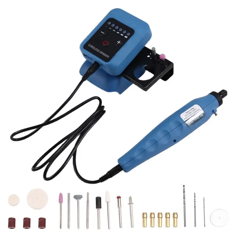 Electric Grinder For Speed Adjustment Electric Grinder 18-21V For Battery Interface Small Electric Drill-B61B