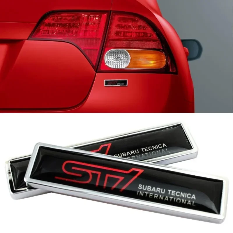 2Pcs Car Fender Side Emblem Sticker Auto Body Badge Decal Decoration for Subaru WRX DRL XV STI Outback Legacy Forester Impreza