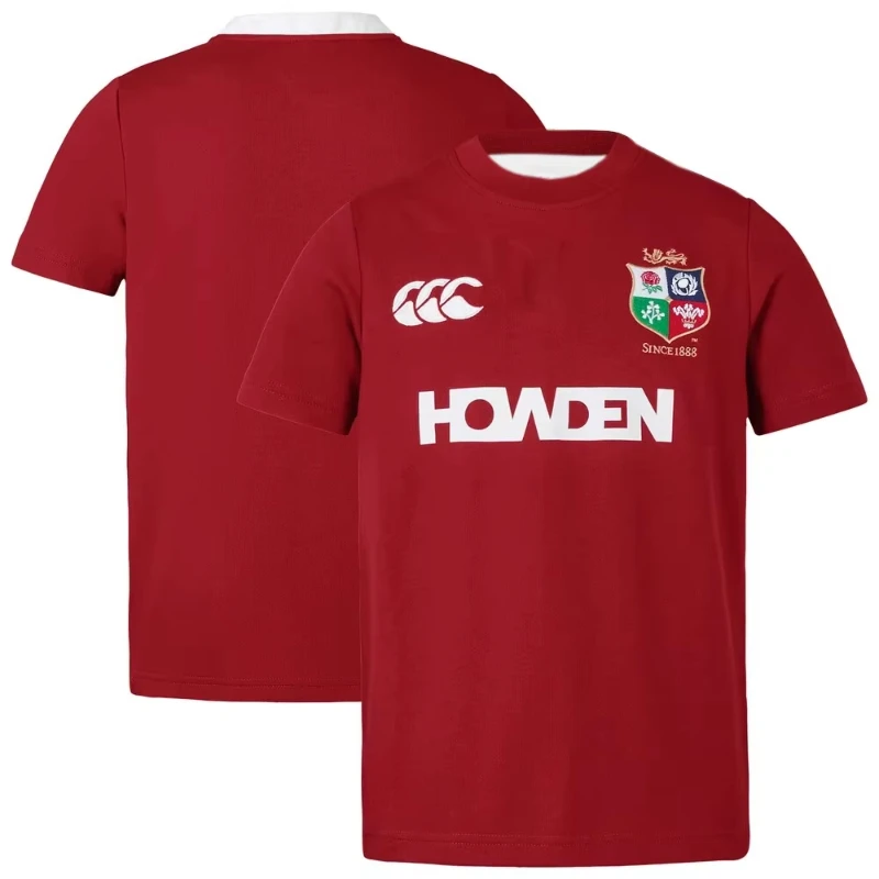 

British Irish Unisex Rugby Jersey Clothes NEW Men Kids Children Male Boys Gift T Shirt Team Sportswear Tee Training Top Lions