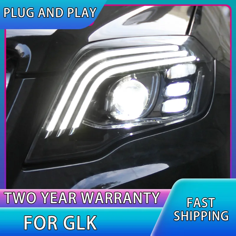 

Car Styling for Mercedes GLK Headlight 2013-2015 Mercedes Benz Headlights DRL Dynamic Turn Signal High Beam GLK200 GLK260 GLK300