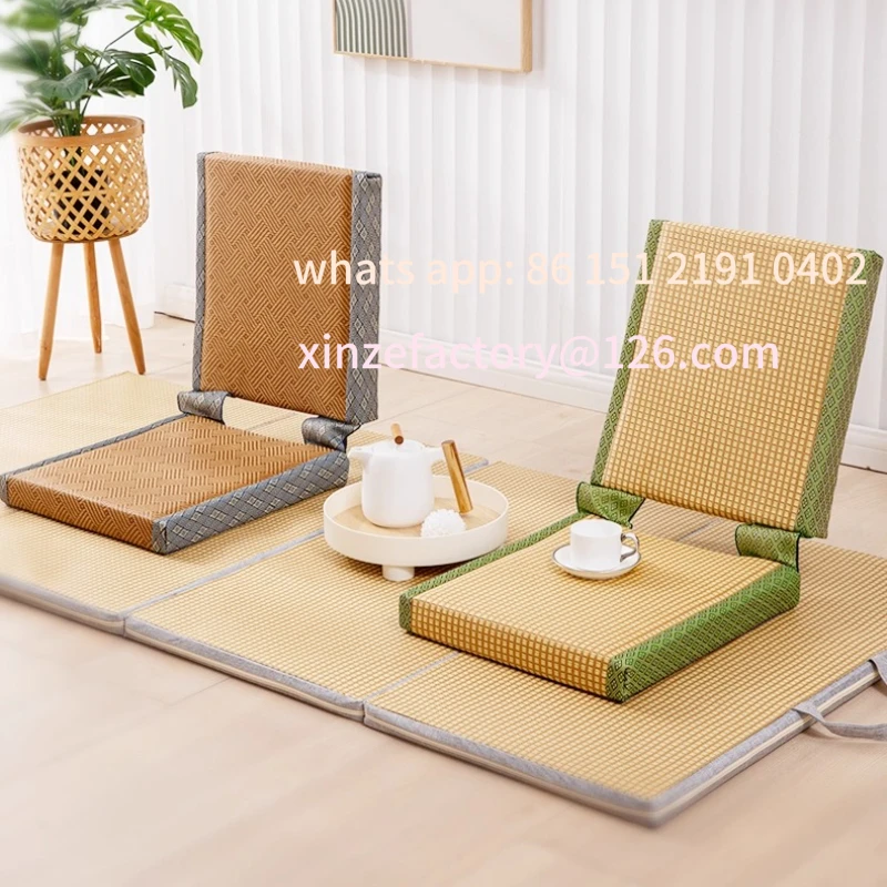 

Customizable with Backrest Chair Foldable Floor Chair Tatami Seats for Japanese Room Small Single Sofa Chairs Living Roo