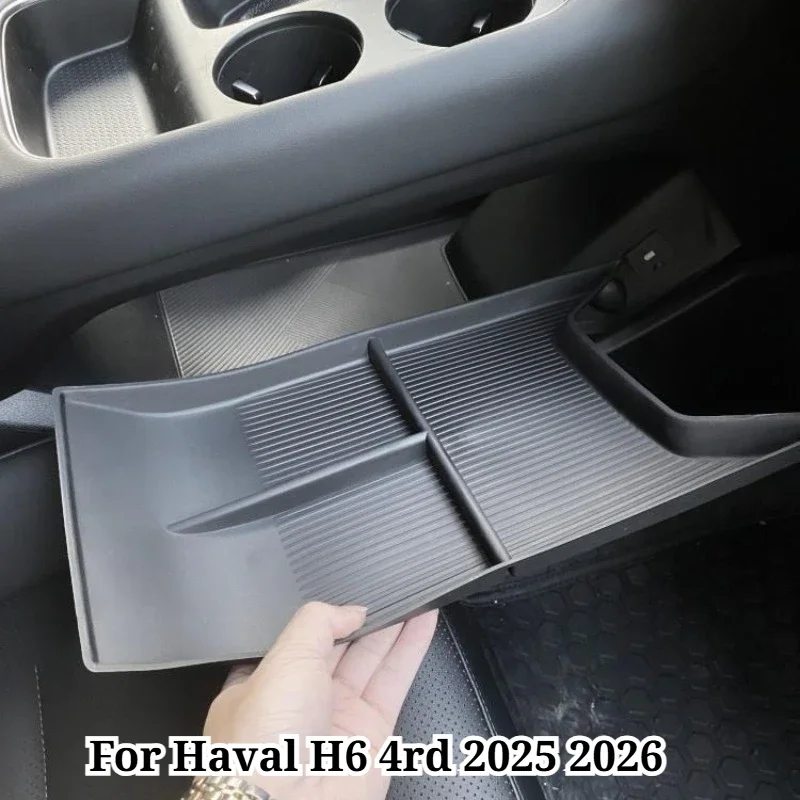 Für Haval H6 4. Generation 2026 2025 HEV PHEV NEUER H6 Auto Mittelkonsole Armlehne Aufbewahrungsbox Behälter Organizer Halter Ablage Zubehör – Detail 1