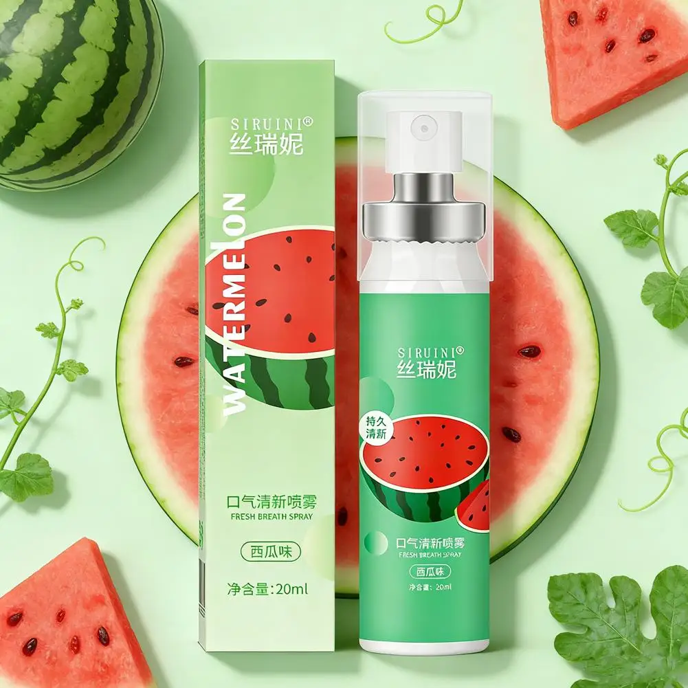 Watermelon Flavor Oral Fresh Spray Fresh Breath Carry Long Lasting Fragrance With You And Spray Oral Freshener