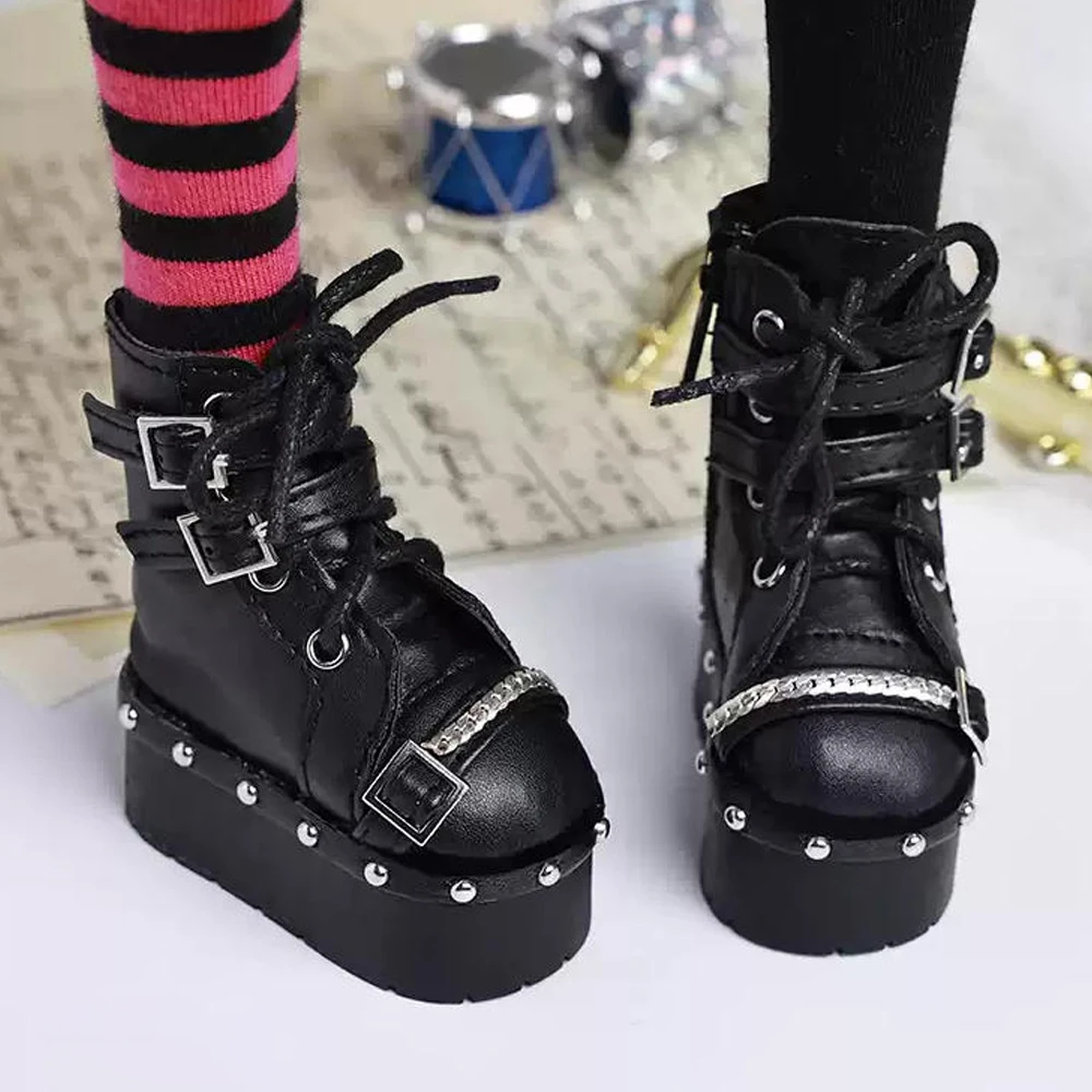 D09-P982 children handmade toy 1/4 MDD MSD bjd/sd Doll shoes Lace-up boot with drawstring closure 1pair