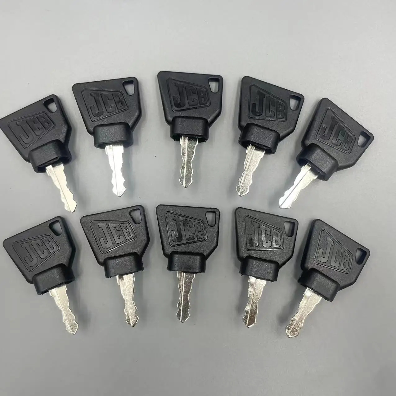 10 peças chave de ignição de escavadeira js jc b 3cx para 45501 333-y1374 331-26790 14607 peças de reposição de escavadeira de máquina acessórios de carro