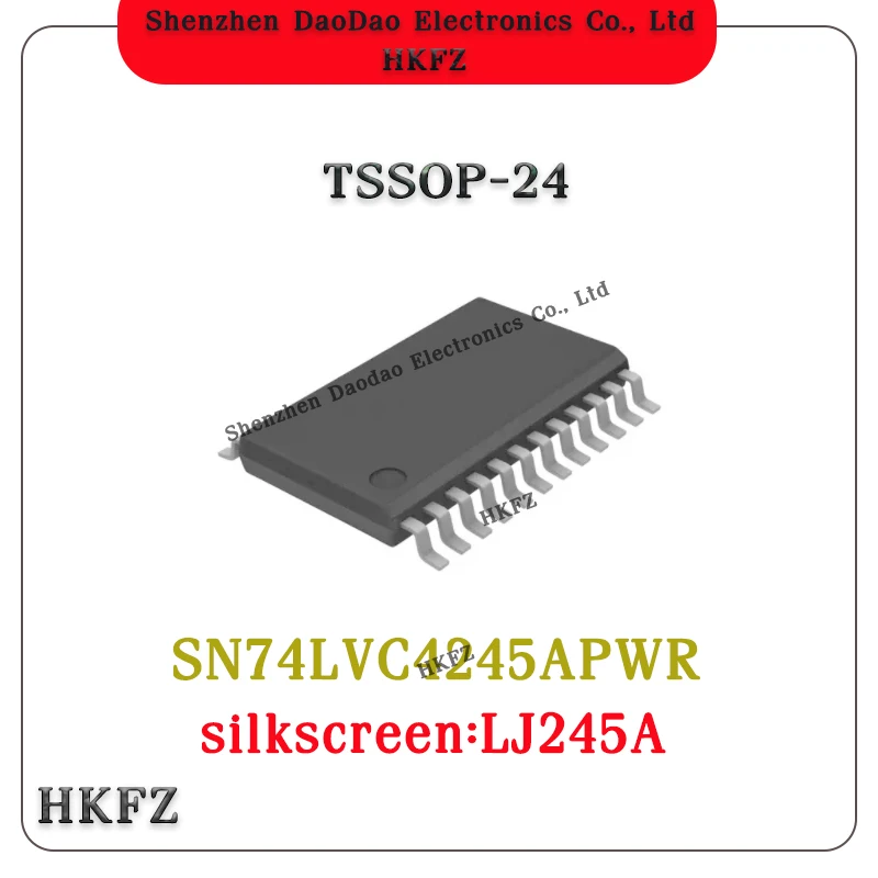 

10Pcs SN74LVC4245APWR silk screen LJ245A TSSOP-24 three-state output eight-bus transceiver chip IC New original