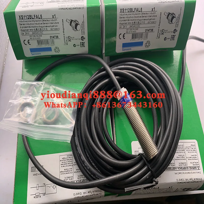 Novo Interruptor Do Sensor De Proximidade, XS112BLFAL5