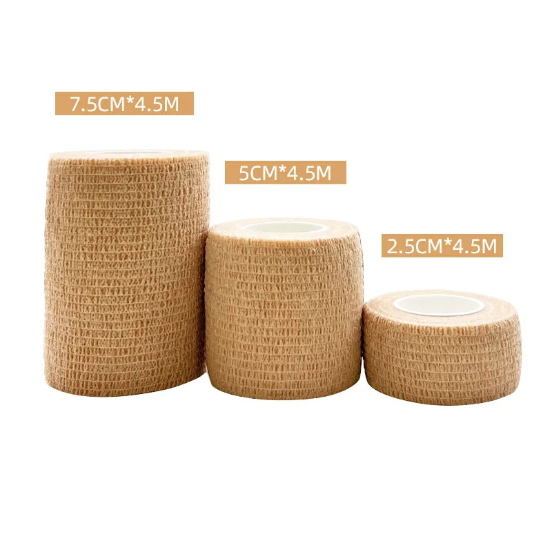 15 قطعة 2.5/5/7.5 سنتيمتر الملونة رياضية ذاتية اللصق ضمادات مرنة الرياضة التفاف الشريط ل منصات الركبة إصبع الكاحل المعونة أداة الحيوانات الأليفة