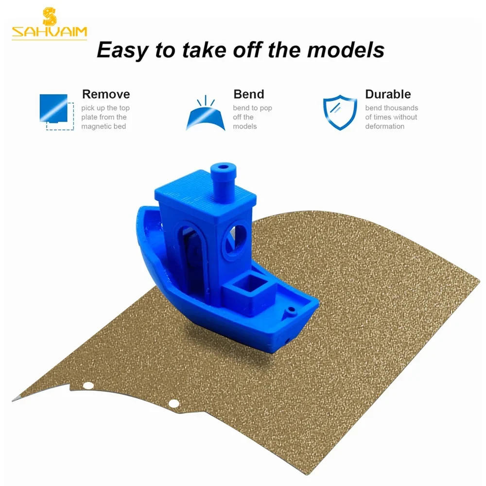 لوحة بناء مغناطيسية من PEI مزخرفة Pei 235x235 ناعمة لـ Flashforge Adventurer 5m Elegoo Neptune 4 Pro Ender 3 ملحقات السرير #6