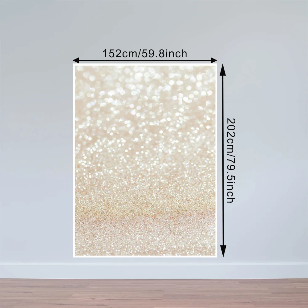 Ivory Gold Bokeh Photography Backdrop Golden Spots Shinning Sparkle (Not Glitter)Pink silver Golden Background Photobooth Props