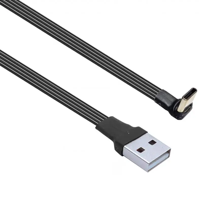 L4MD USB C Kabel Typ C Ladung schnelles rechter USB auf USB C -Kabelunterstützung 480 Mbit / s Daten und 10W – Detail 9