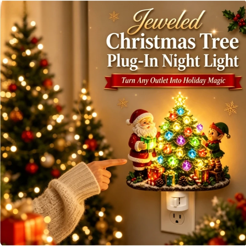 Lampu Malam Pohon Natal Keraji - Home Decor Lighting Tree ulasan dan harga