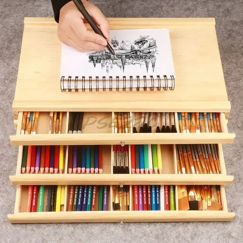MELArt-Boîte de Rangement Multifonctionnelle pour Marqueurs, Stylos Colorés