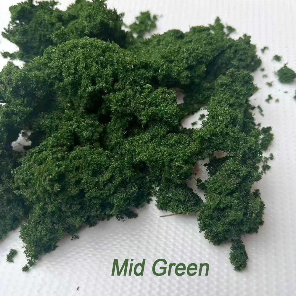 20/30/100G Model Shrubs Bushes Agglomeration Sponge Model Material Railway Train Tree Powder Military Layout Miniature Scene