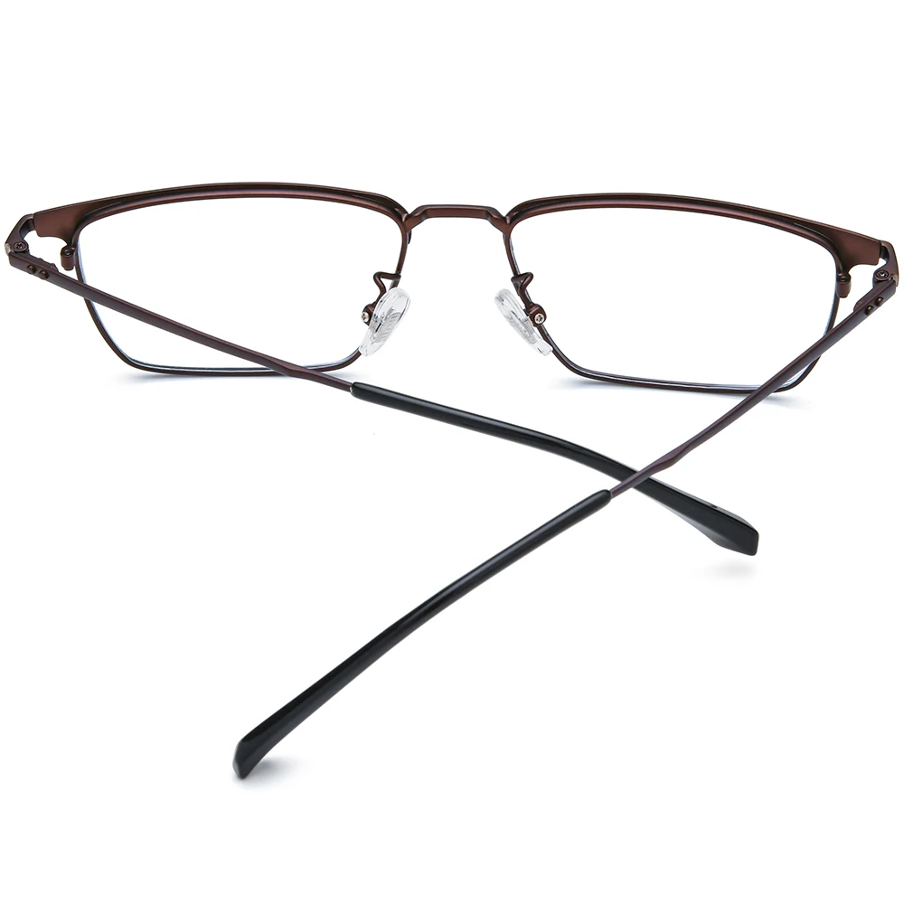 NIANZHEN سبائك التيتانيوم النظارات الرجال مربع العلامة التجارية تصميم النظارات الإطار النساء خفيفة الوزن الرجعية نظارات نظارات 69939 #3