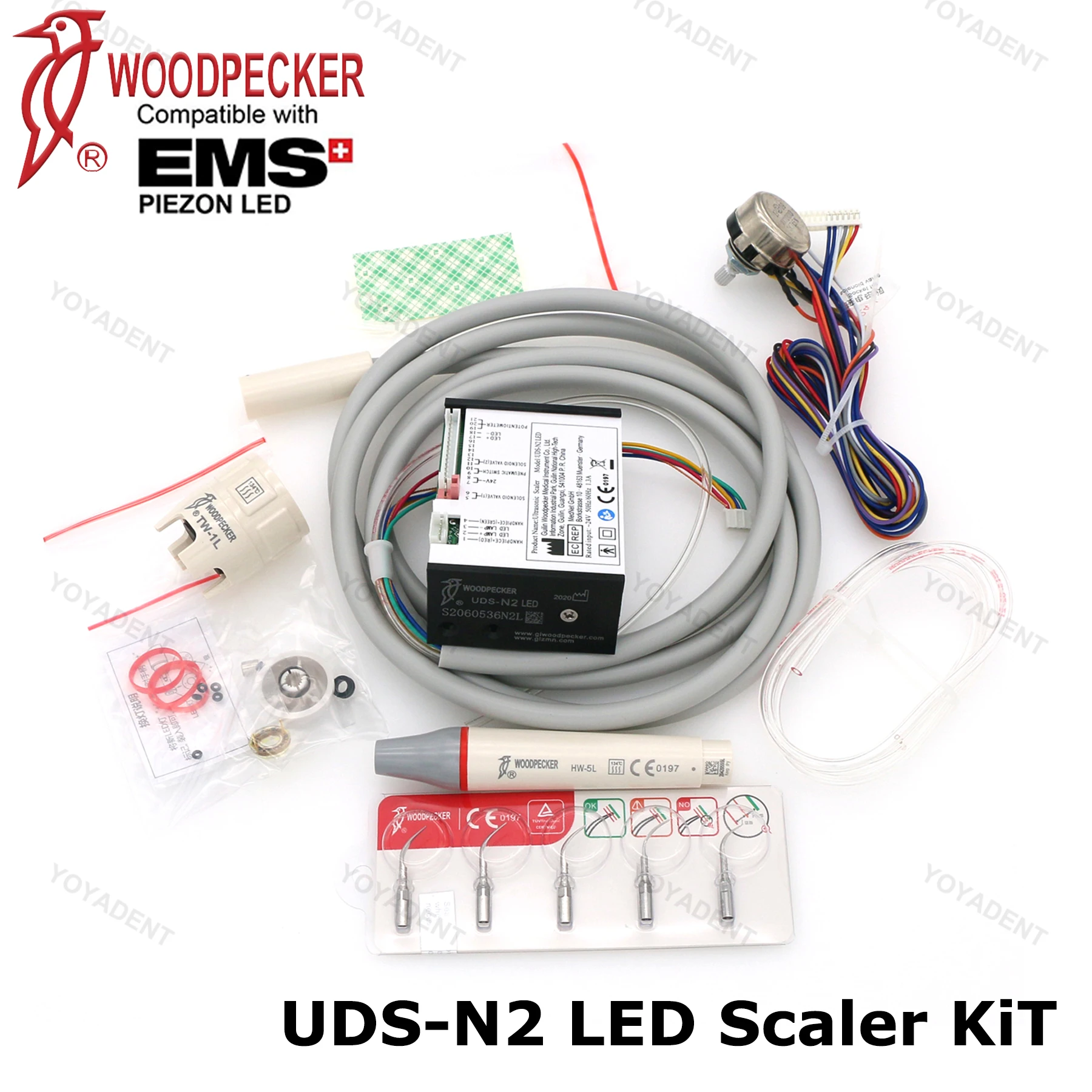 نقار الخشب DTE قشارة الأسنان الأصلية بالموجات فوق الصوتية UDS LED N2 N3 LED V2 V3 صالح EMS NSK ACTEON SATELEC ملحقات طب الأسنان