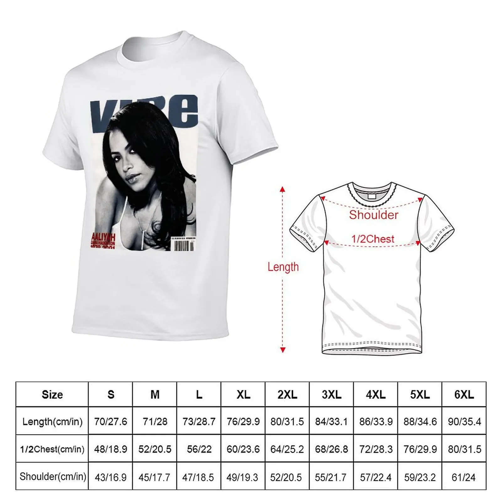 Aaliyah Admired T-Shirt men t shirt cotton 100% man t shirts graphic T-Shirt