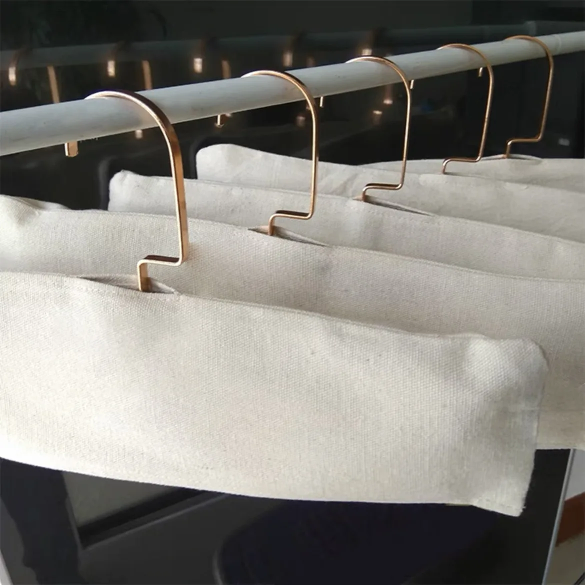 

3 Pcs Trouser Rack Cover Clothes Protectors for Hanging Hanger Protection Cotton Linen Protective Storage