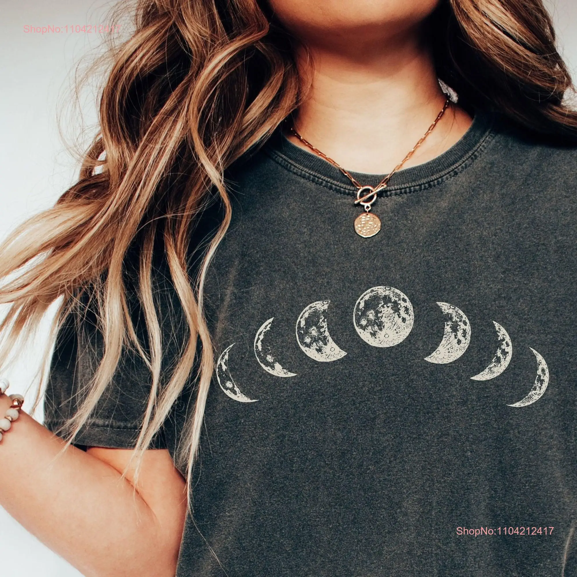 Moon Phases T Shirt Celestial of The Astrology Astronomy Boho Comfort Colors Phase  long or short sleeves