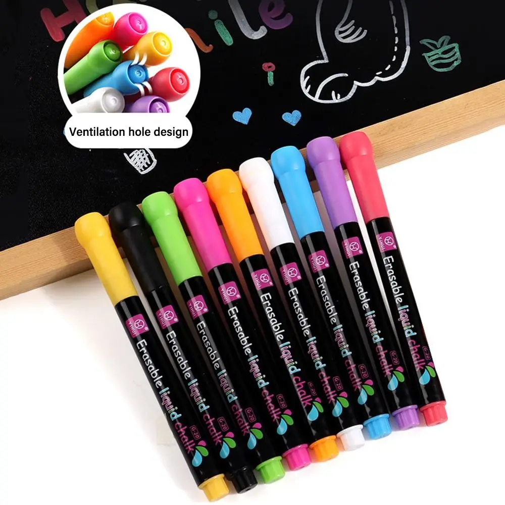 1pcs Erasable Multi-Color Whiteboard Art Marker Pen Highlighters For Blackboard Graffiti LED Board Writing Glass Window Painting