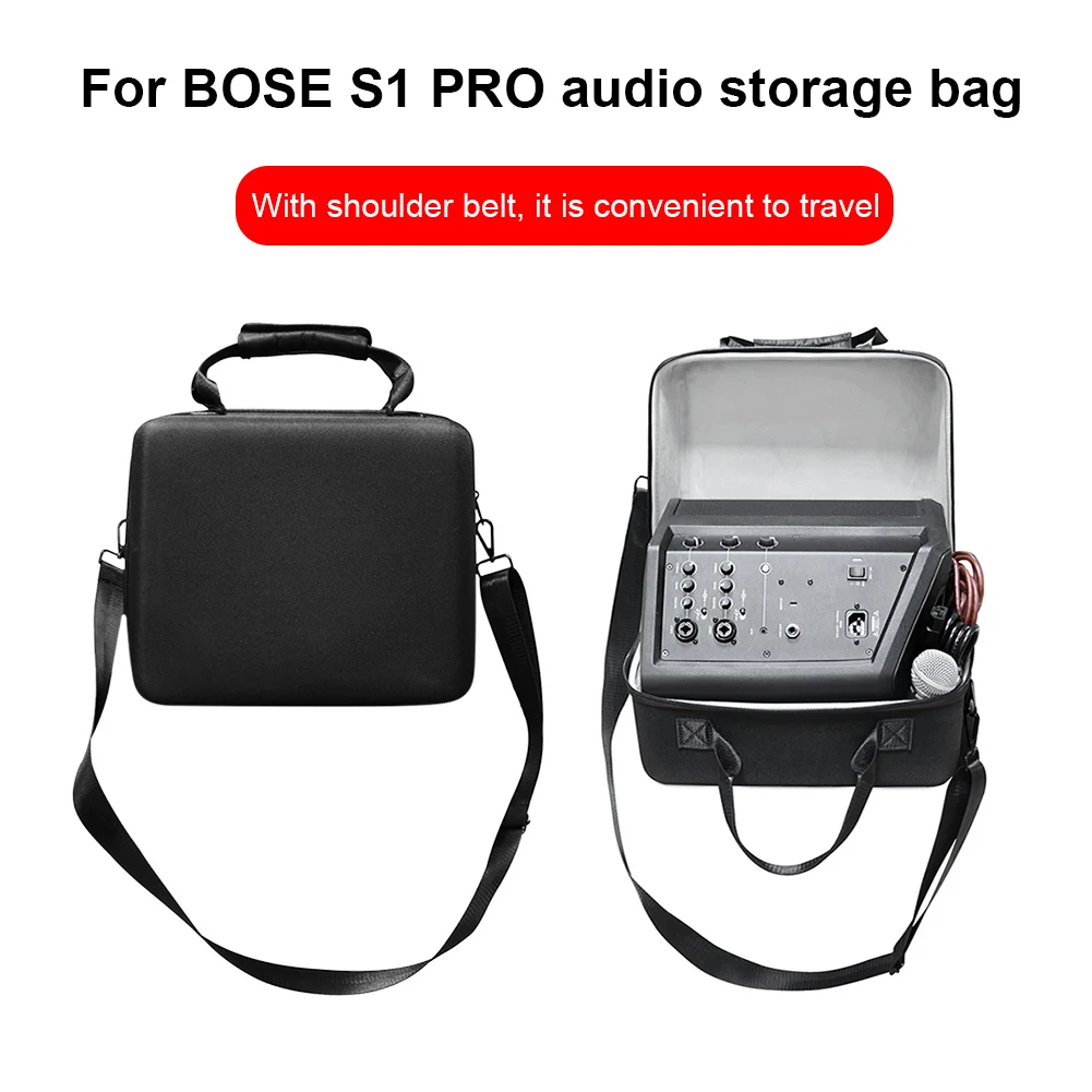 

Wireless Speaker Case Large Capacity Wireless Bluetooth-compatible Speaker Case with Shoulder Strap Accessories for BOSE S1 PRO