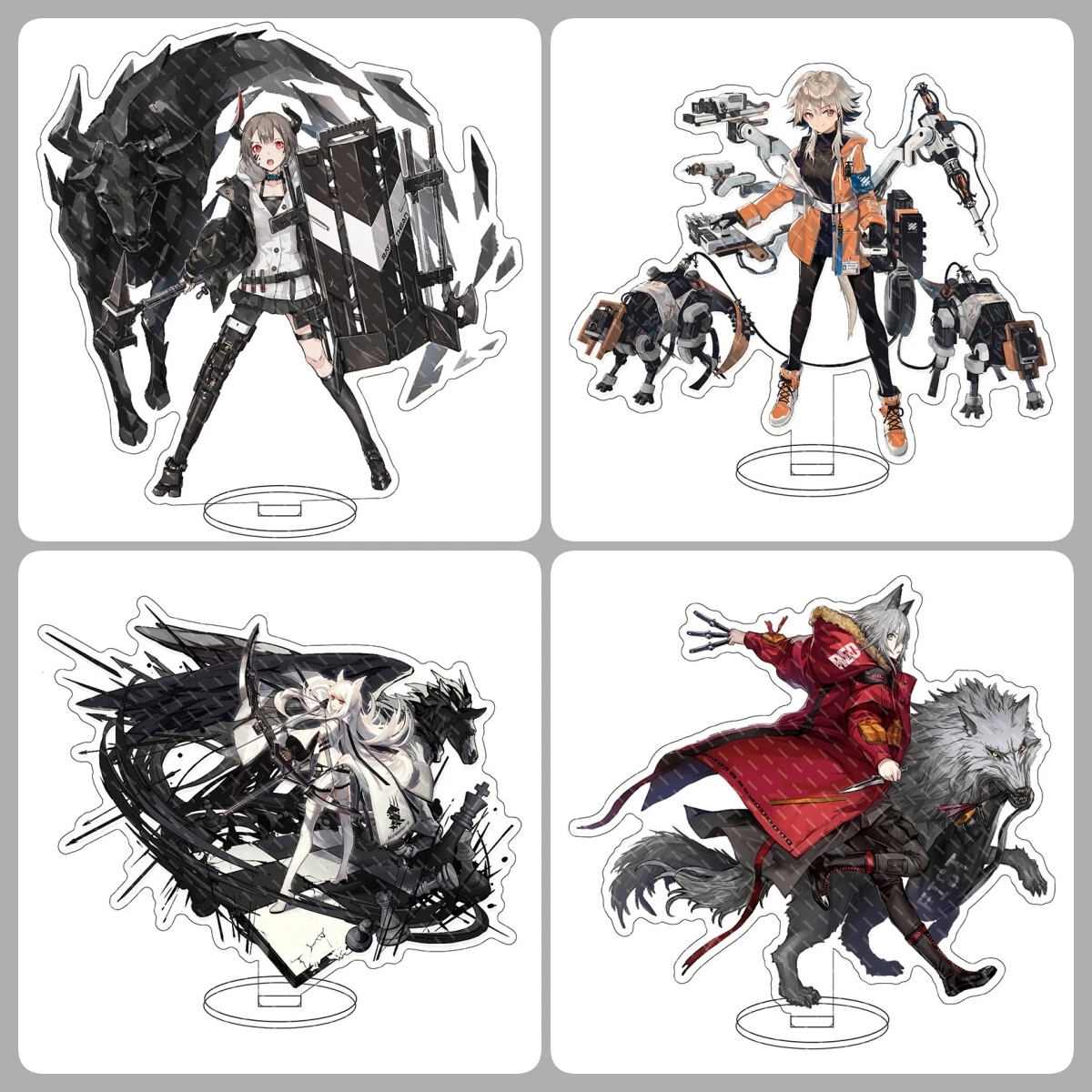 Hot Game Arknights Anime Figure Acrylic Standing Sign Table Ornaments Amiya Angelina Hoshiguma Nightingale Siege Texas Lappland