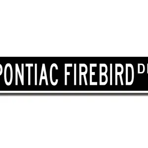 Firebird, Pontiac Firebird, Pontiac Firebird sign, regalo Firebird, auto d\'epoca, auto sportiva Pontiac, segnale stradale personalizzato, qualità M