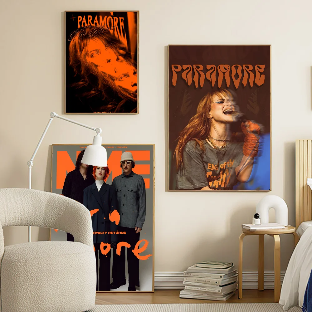 Singer P-Paramore Anime Classic Vintage Posters HD Quality Wall Art Retro Posters For Home Room Wall Decor