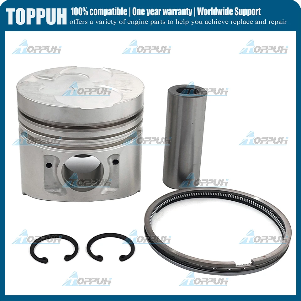 

New For Nissan TD27 STD Piston Kit With Ring TD27 TD27T Engine TCM Forklifts D21 D22