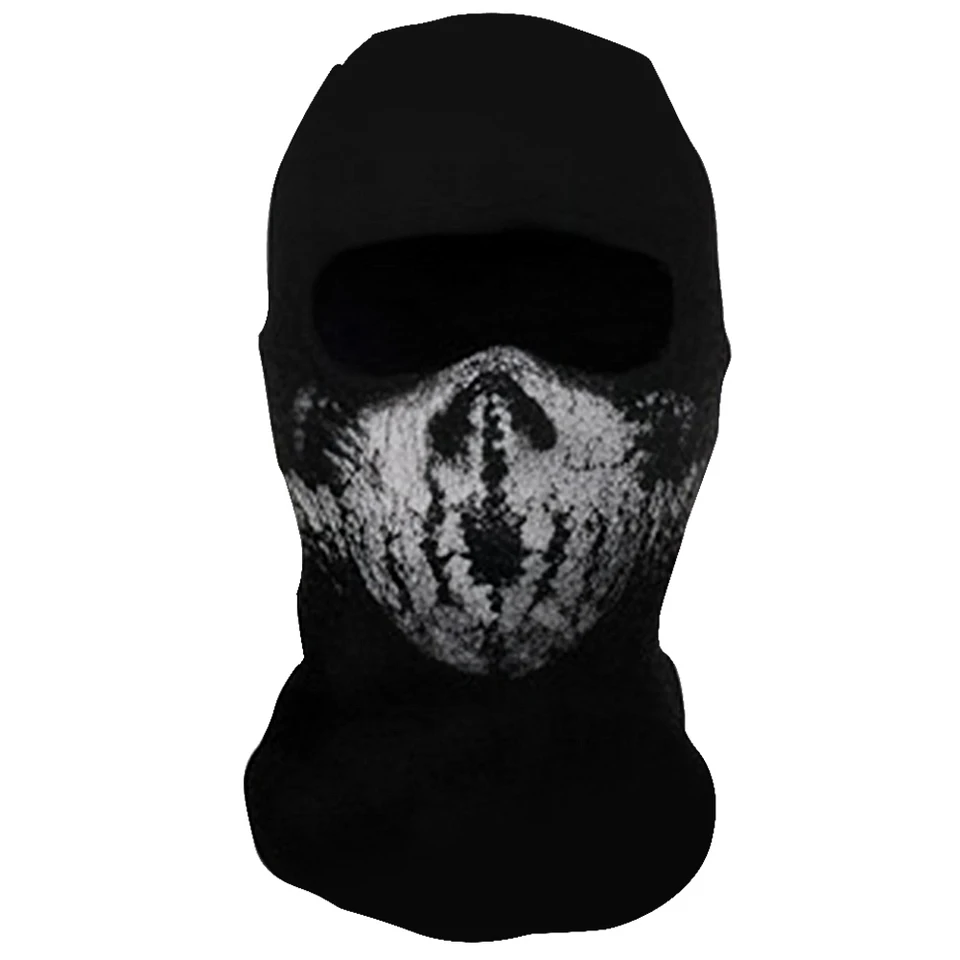 Unisex Ghost Skeleton Ski Mask for Halloween Cosplay